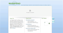 Desktop Screenshot of mainspringconsulting.org